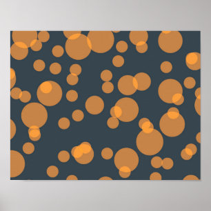 Affiche Concept de cercle amusant et joyeux motif dans la