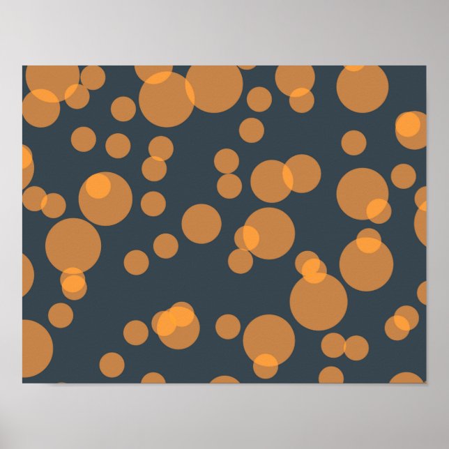 Affiche Concept de cercle amusant et joyeux motif dans la  (Devant)