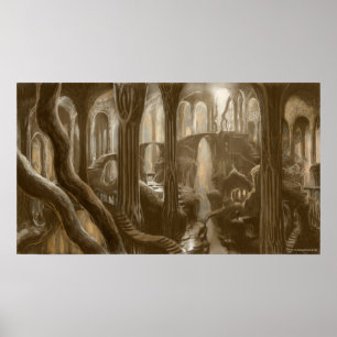 Affiche Concept de domaine forestier