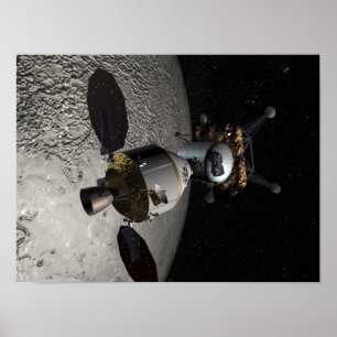 Affiche Concept du véhicule d'exploration de l'équipage Or