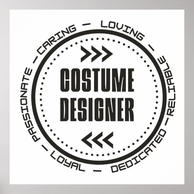 Affiche Concepteur de costumes Extraordinaires (Devant)