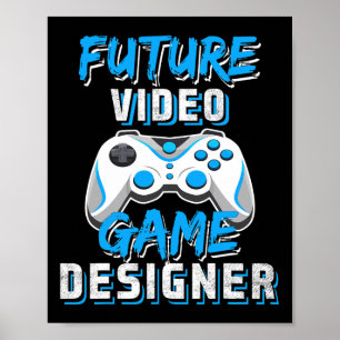 Affiche Concepteur de jeux vidéo Anniversaire Jeu de maill