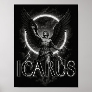 Affiche concepteur esthétique d'affiche ICARUS