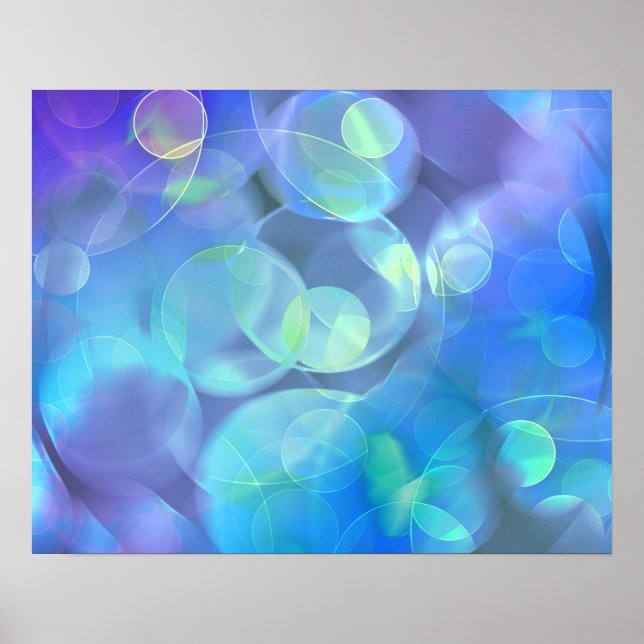 Affiche Conception abstraite fractionnée surréaliste (Devant)