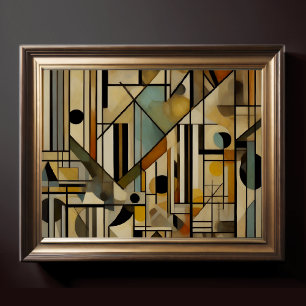 Affiche Conception abstraite moderne 4:5