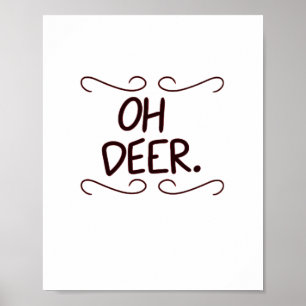 Affiche Conception artistique créative Alastor Oh Deer