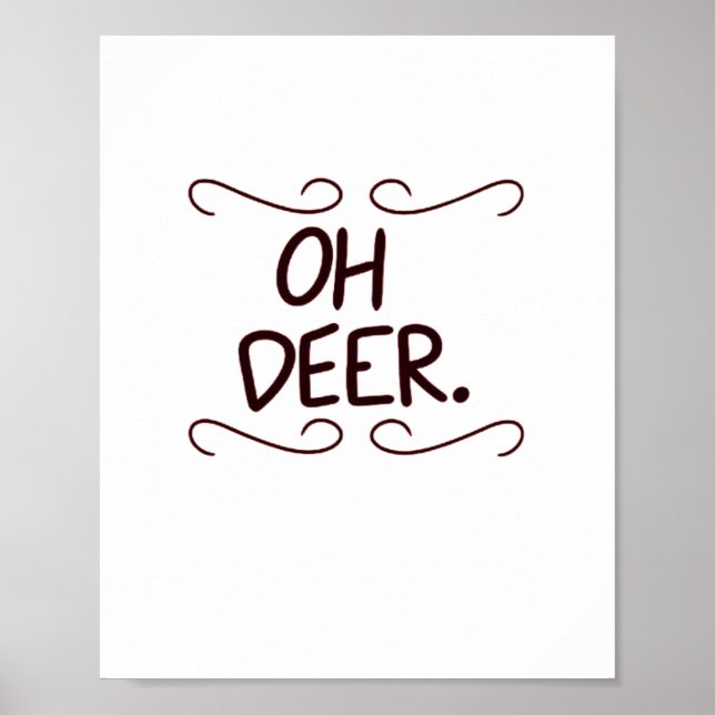 Affiche Conception artistique créative Alastor Oh Deer (Devant)
