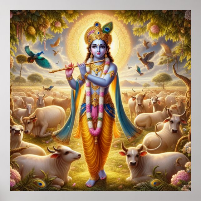 Affiche Conception artistique gracieuse de Gopala Krishna  (Devant)