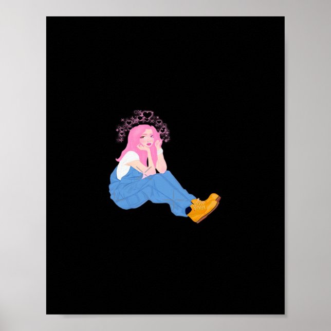 Affiche Conception artistique graphique Oh Deer  (Devant)
