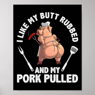 Affiche Conception BBQ drôle pour hommes femmes amateur de