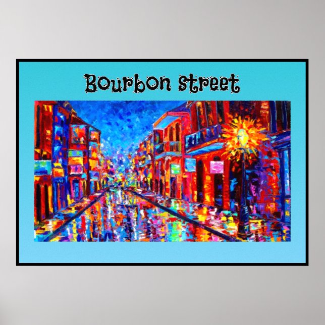 Affiche Conception Bourbon Street (Devant)