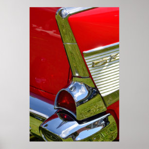 Affiche Conception classique de voiture de Chevy