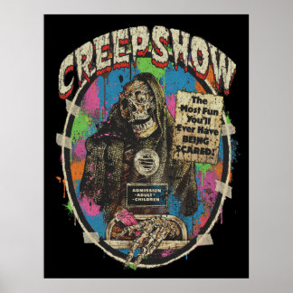 Affiche conception cool creepshow