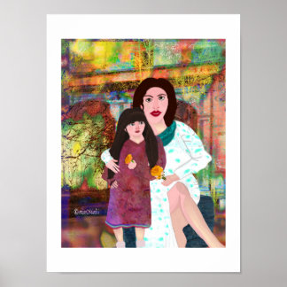 Affiche Conception créative de LeeMarie pour mère et fille