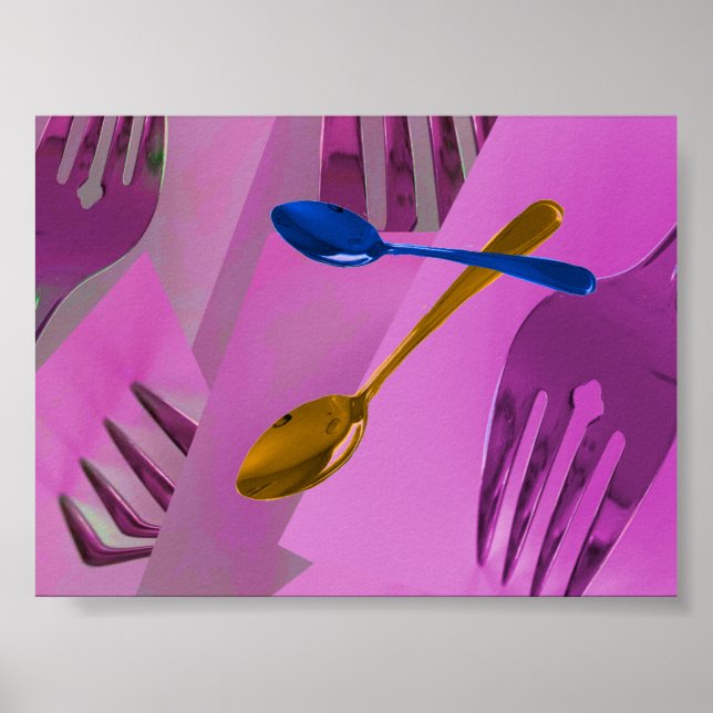 Affiche Conception d'affiche d'art culinaire coloré (Devant)