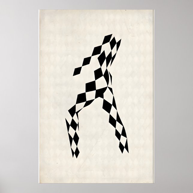 Affiche Conception d'affiche originale du Glam Rock britan (Devant)