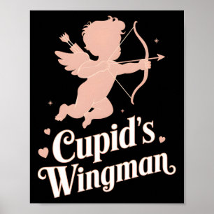 Affiche Conception d'ange drôle de la Saint-Valentin pour 