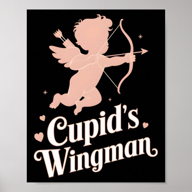 Affiche Conception d'ange drôle de la Saint-Valentin pour  (Devant)