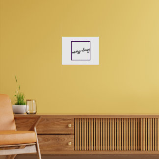 Affiche conception d'art mural