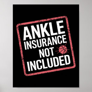 Affiche Conception d'assurance de cheville de squelette dr