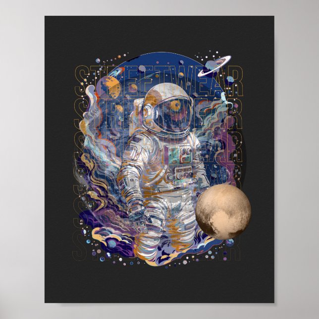 Affiche Conception d'astronaute (Devant)