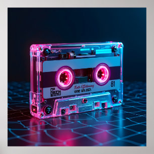 Affiche Conception de bande Cassette