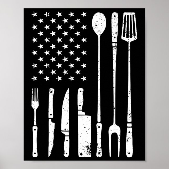 Affiche Conception de barbecue cool pour hommes femmes Byr (Devant)