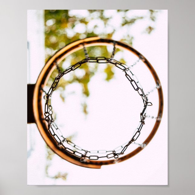 Affiche Conception de basket-ball cool (Devant)