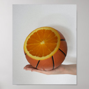 Affiche Conception de basket-ball cool
