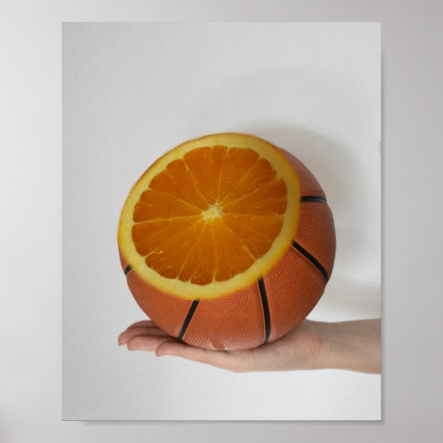 Affiche Conception de basket-ball cool (Devant)