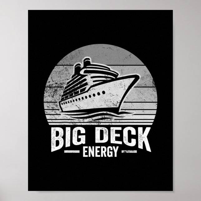 Affiche Conception de bateau de croisière à grande énergie (Devant)