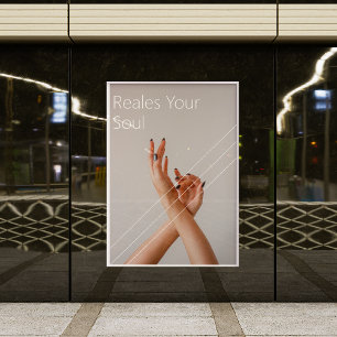 Affiche Conception de bien-être pour spa chic