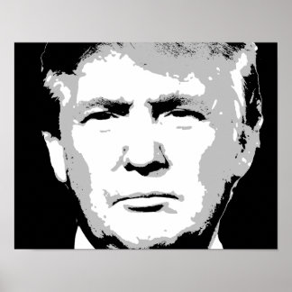 AFFICHE CONCEPTION DE BLOC DE DONALD TRUMP