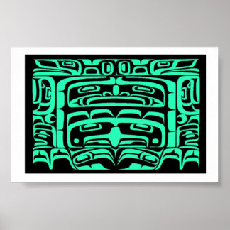 Affiche Conception de boîte Bentwood