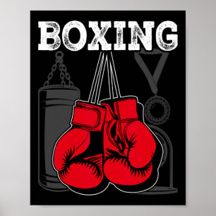 Affiche Conception De Boxe Pour Boxer - Boxe 1