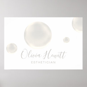 Affiche conception de bulles de savon