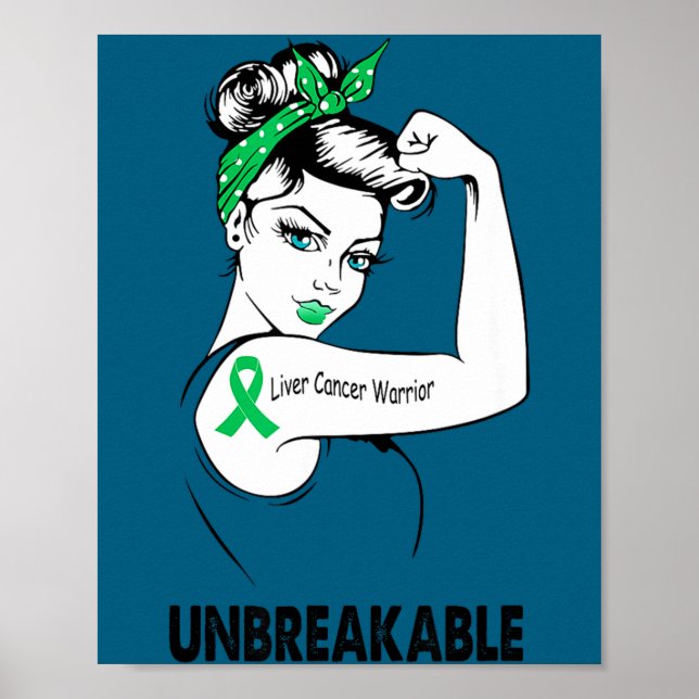Affiche Conception de cadeau incassable pour guerrier cont (Devant)