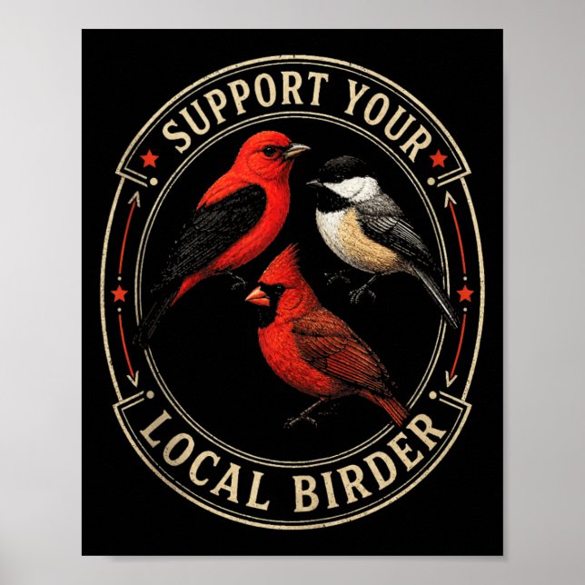 Affiche Conception de cadeau pour supporter l'observation  (Devant)