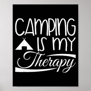 Affiche Conception de camping-car - le camping est ma thér