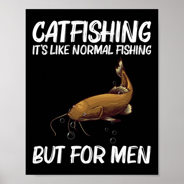 Affiche Conception de Catfishing Mignonne Pour Hommes Garç (Devant)