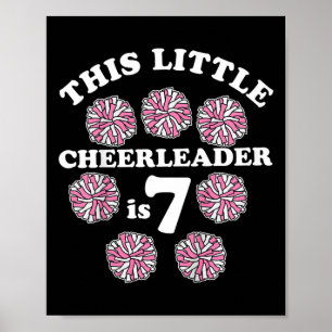 Affiche Conception de cheerleader pour enfants pour votre