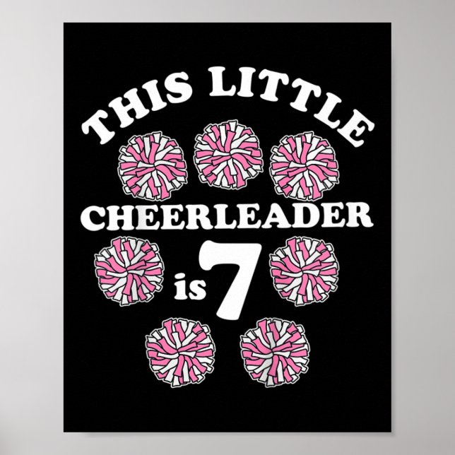 Affiche Conception de cheerleader pour enfants pour votre  (Devant)