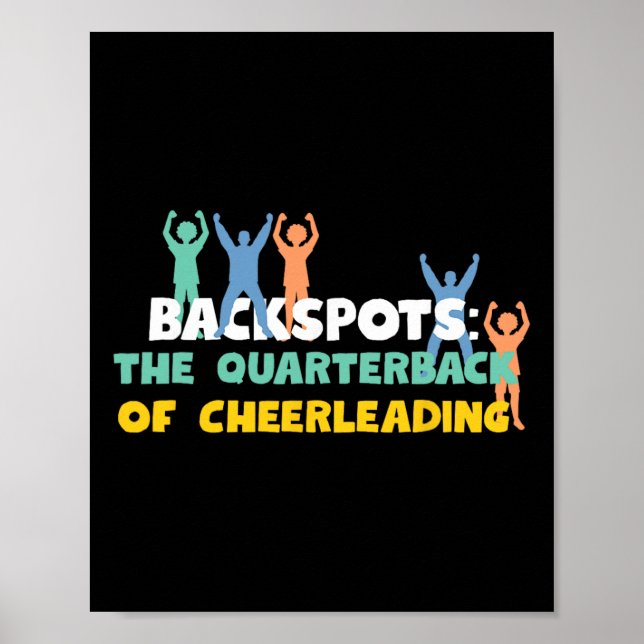 Affiche Conception de cheerleading Ckspots pour gymnaste e (Devant)