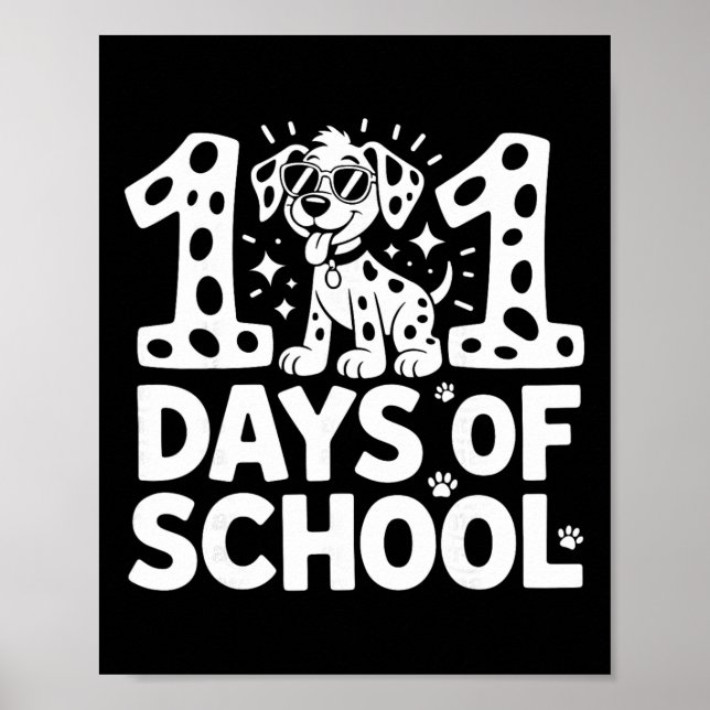 Affiche Conception de chien d'un jour d'école pour les enf (Devant)
