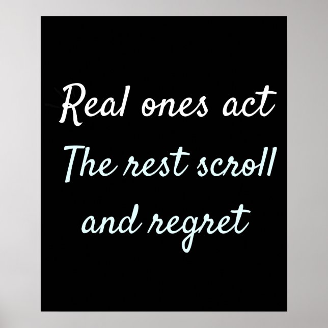 Affiche Conception de citation motivationnelle pour les vr (Devant)
