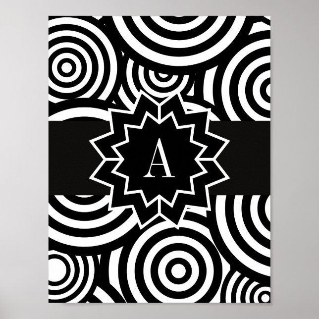 Affiche Conception de contraste élevé Bébé Stimulation vis (Devant)