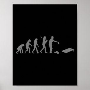 Affiche Conception de Cornhole pour hommes femmes enfants