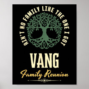Affiche Conception de design assorti pour réunion de famil