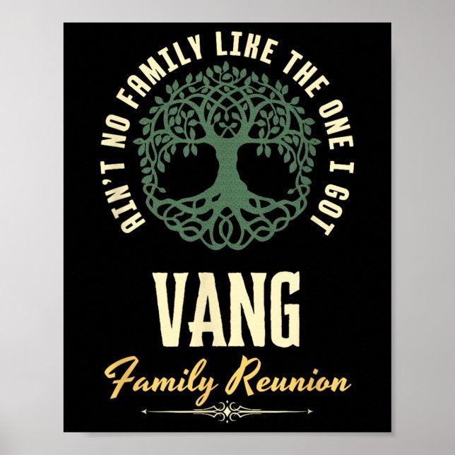 Affiche Conception de design assorti pour réunion de famil (Devant)