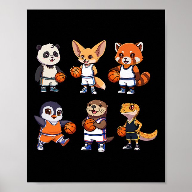 Affiche Conception de dessin animé de sport d'équipe de cr (Devant)